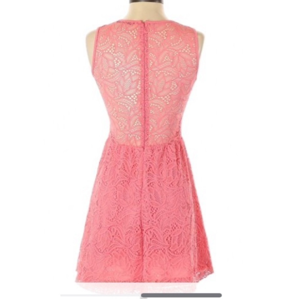 For Love & Lemons Lace Pink Lulu Dress XS - Picture 9 of 9
